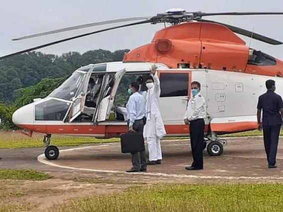 Fund Crisis ? Tripura Govt to Lease Double-Engine Helicopter costing Rs. 23 Crores amid COVID-Crisis, high Tax Burdens on Common men